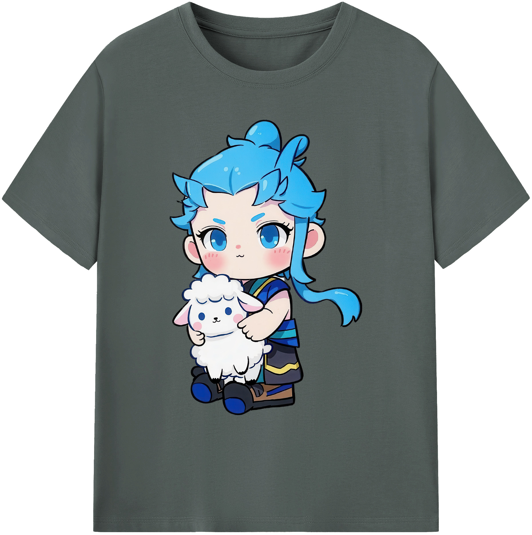 （画像用） Ne Zha 2 ナタ 魔童の大暴れ 綿100％ メンズ半袖Tシャツ｜肌触りやわらか＆通気性